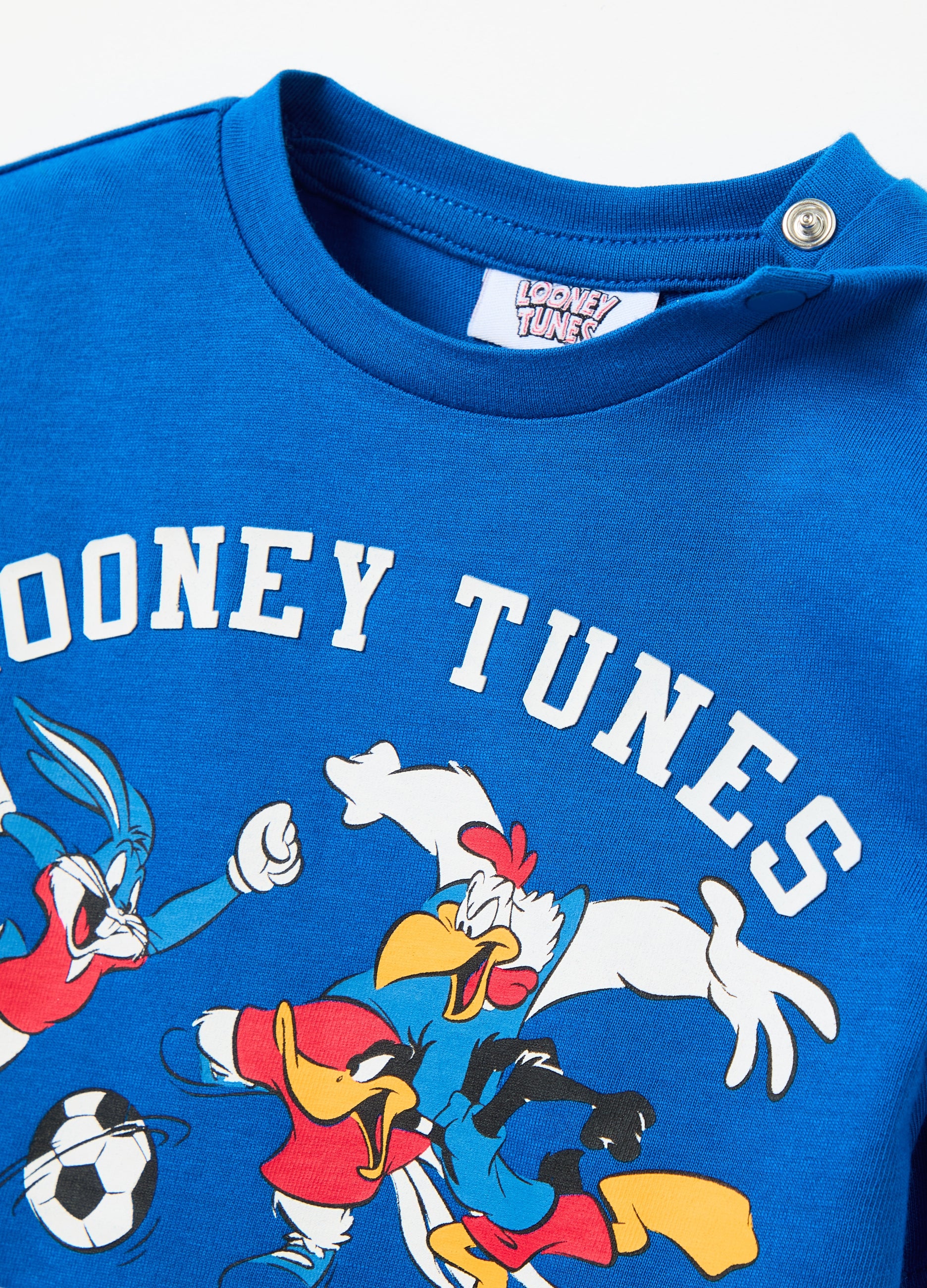 Ovs T-Shirt With Daffy Duck And Bugs Bunny Print