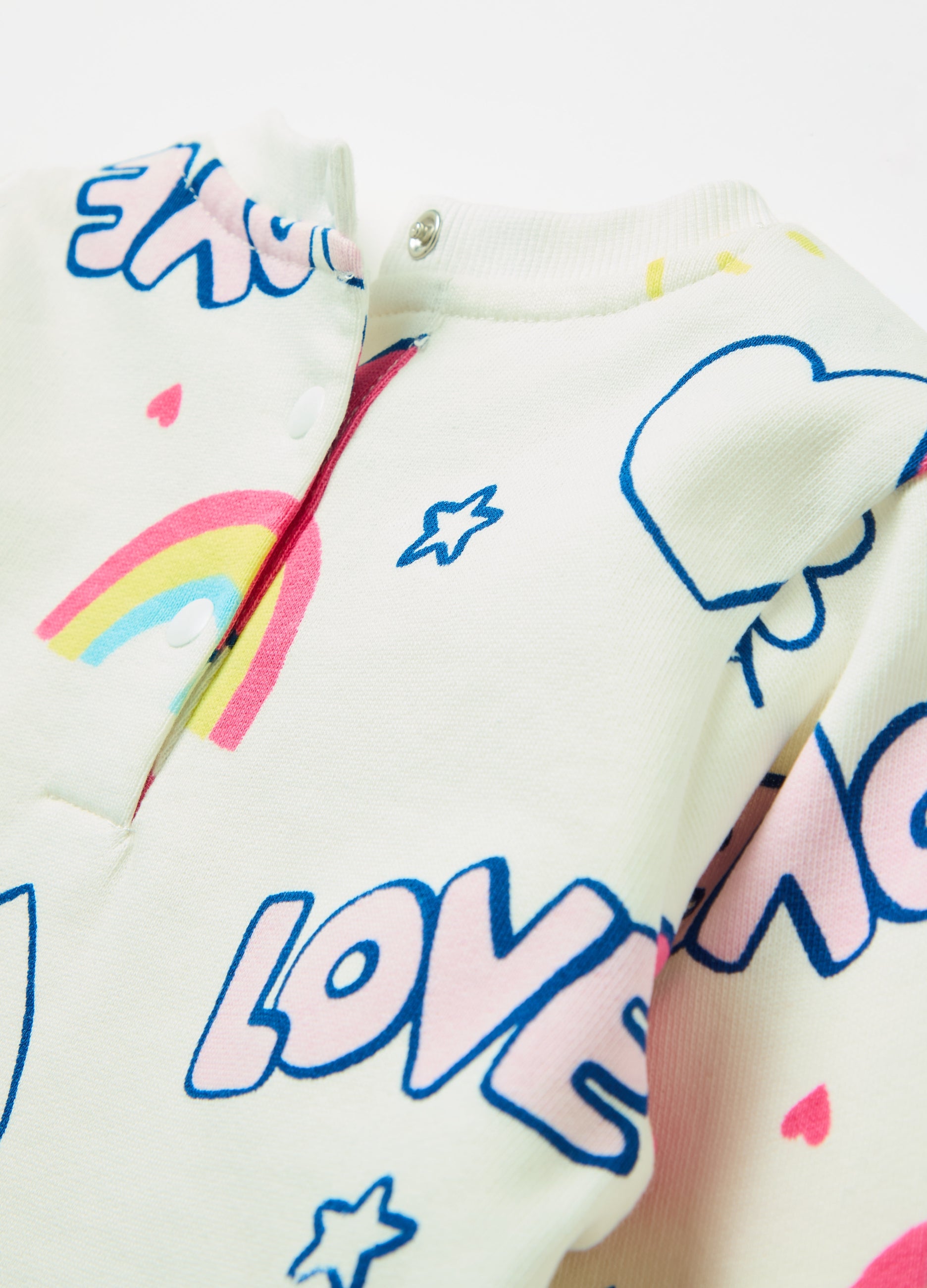 French Terry Jogging Set With Print