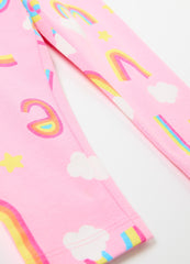Printed Stretch Cotton Leggings