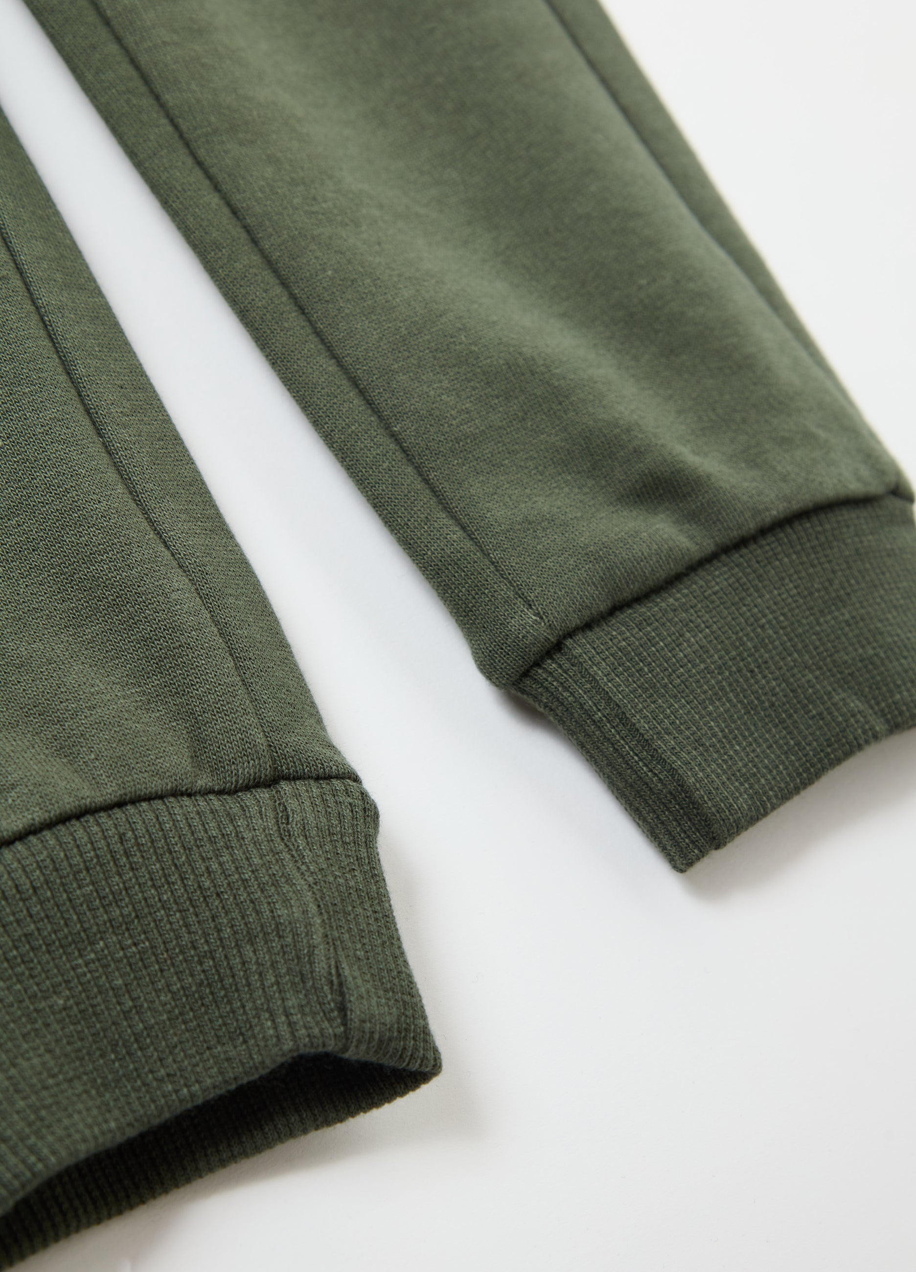 Ovs Fleece Joggers With Pockets And Drawstring