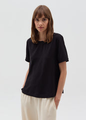Crinkle-Effect Blouse With Small Splits