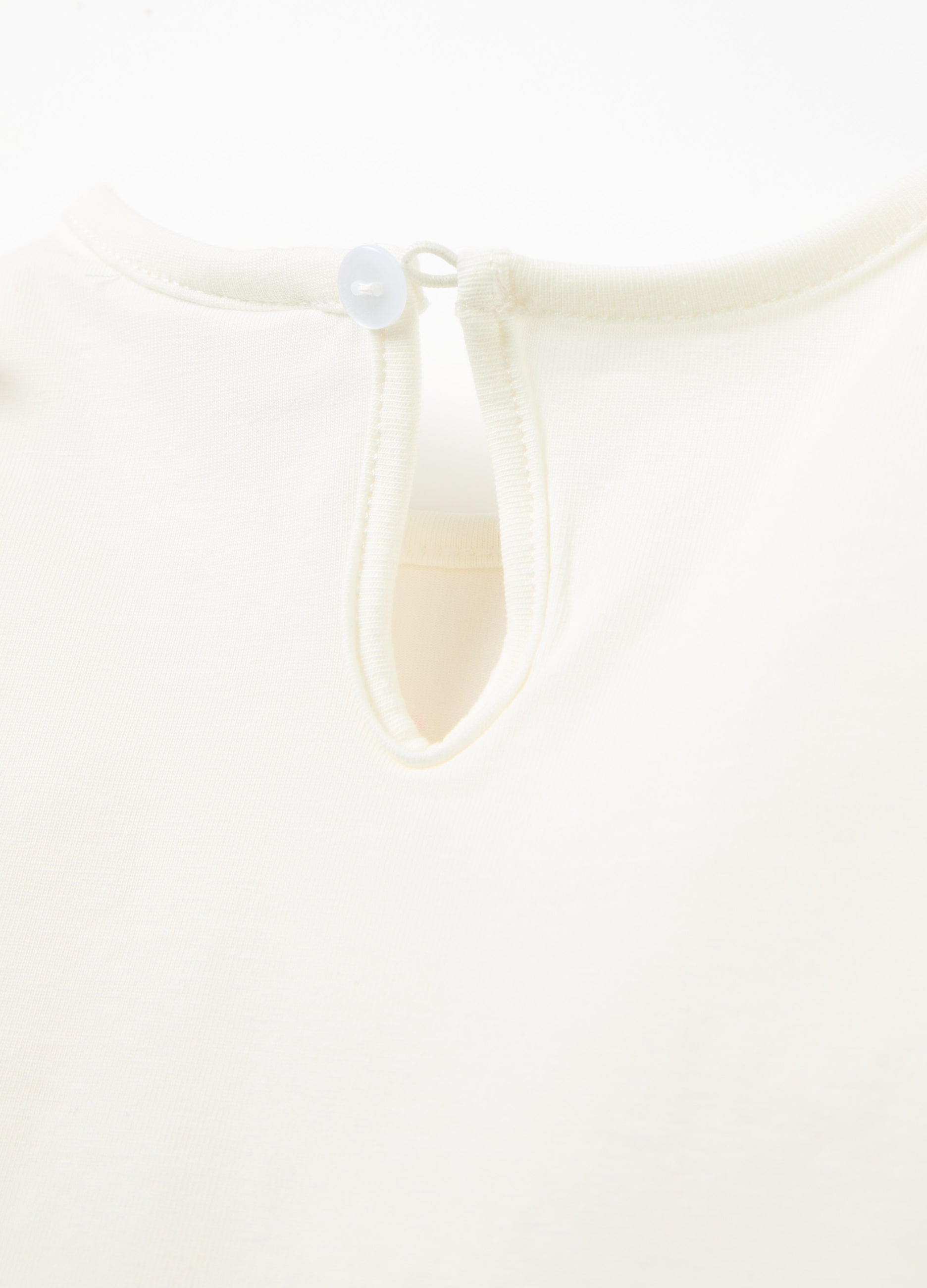 Long-Sleeved T-Shirt With Diamantés And Print