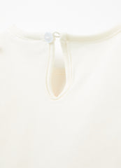 Long-Sleeved T-Shirt With Diamantés And Print