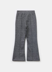Stretch Flare-Fit Treggings With Lurex