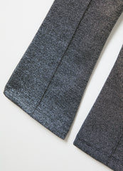Stretch Flare-Fit Treggings With Lurex