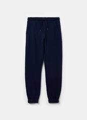 Ovs Solid Colour Fleece Joggers With Drawstring