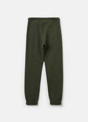Ovs Solid Colour Fleece Joggers With Drawstring