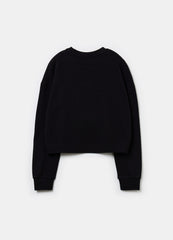 Crop Sweatshirt With Print