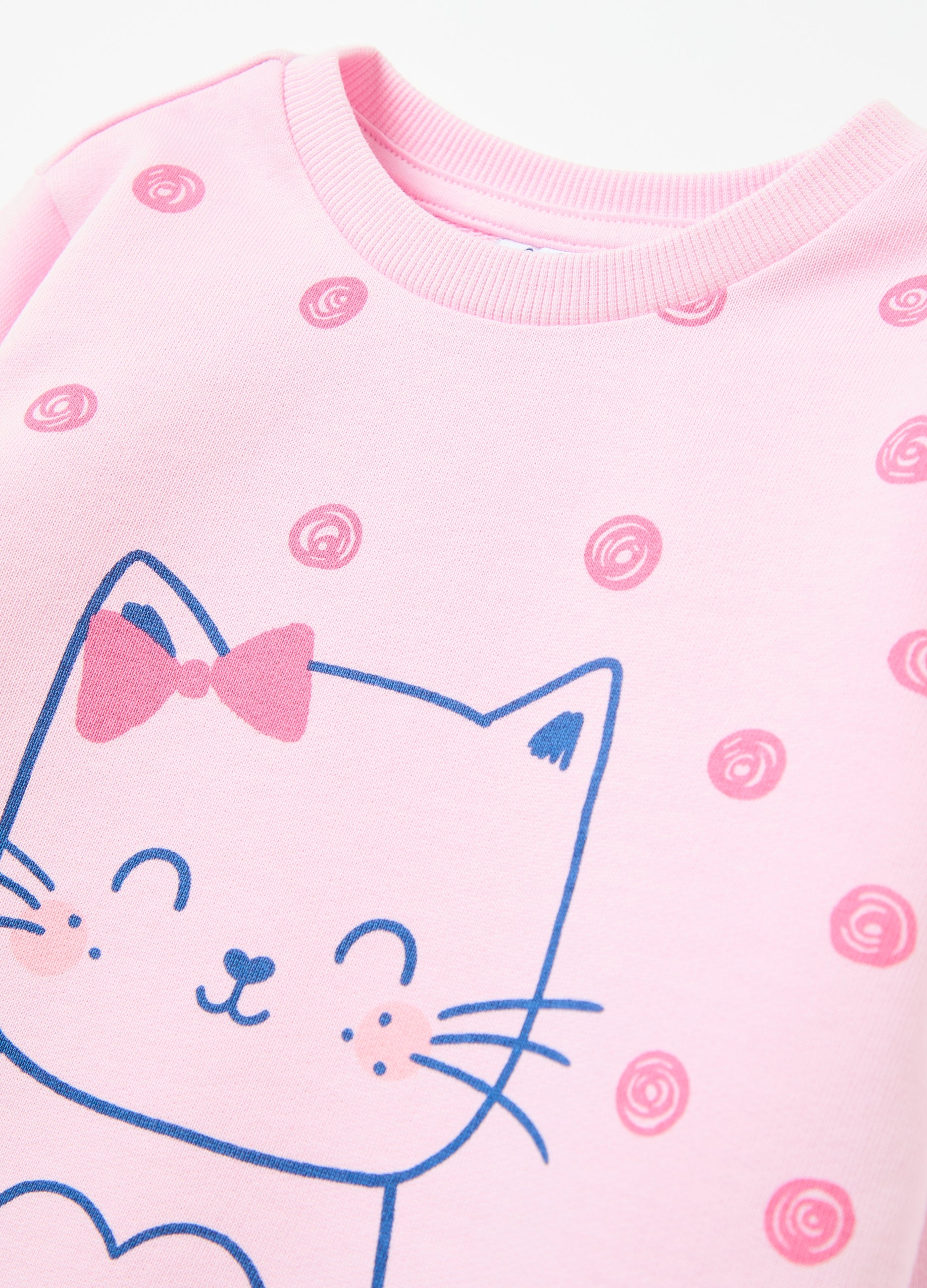 French Terry Sweatshirt With Print