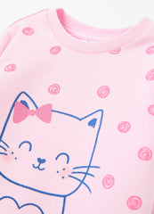 French Terry Sweatshirt With Print