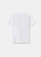 T-Shirt With Taz, Bugs Bunny And Daffy Duck Print
