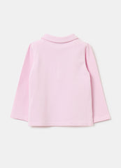 Piquet Polo Shirt With Frills
