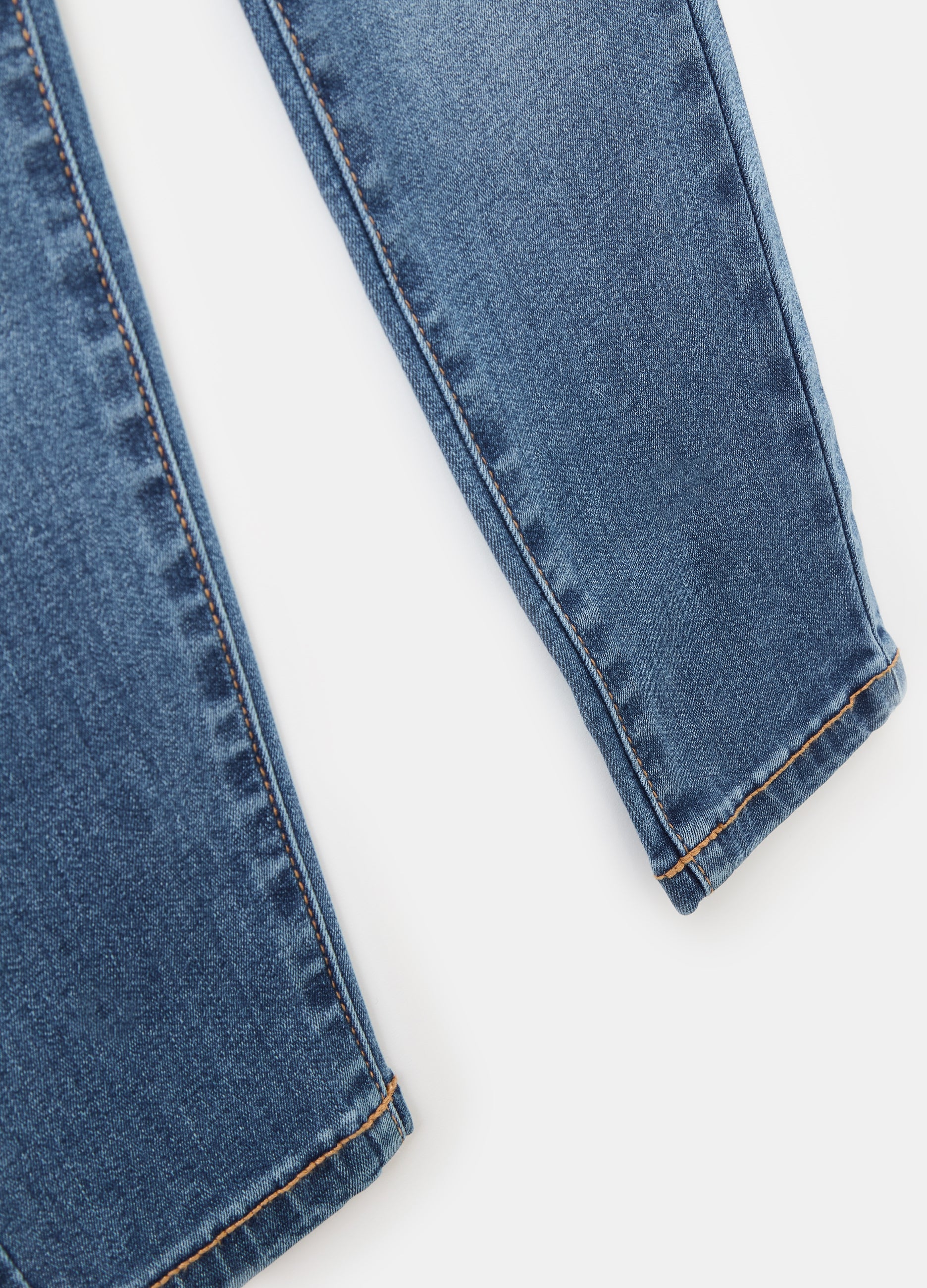 Skinny-Fit Jeggings With Fading