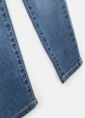 Skinny-Fit Jeggings With Fading