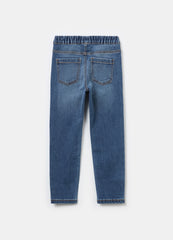 Skinny-Fit Jeggings With Fading