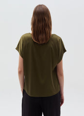 Satin Blouse With Kimono Sleeves