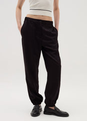 Ovs Pull-On Trousers With Raised Stitching