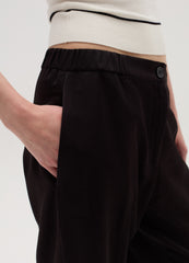 Ovs Pull-On Trousers With Raised Stitching