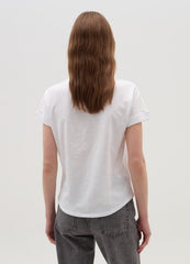 Cotton T-Shirt With Kimono Sleeves