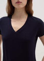 Ovs Solid Colour T-Shirt With V Neck