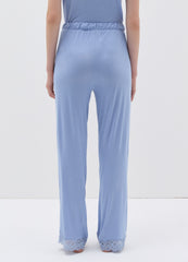 Viscose Pyjama Trousers With Lace