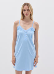 Nightdress With Openwork Edging