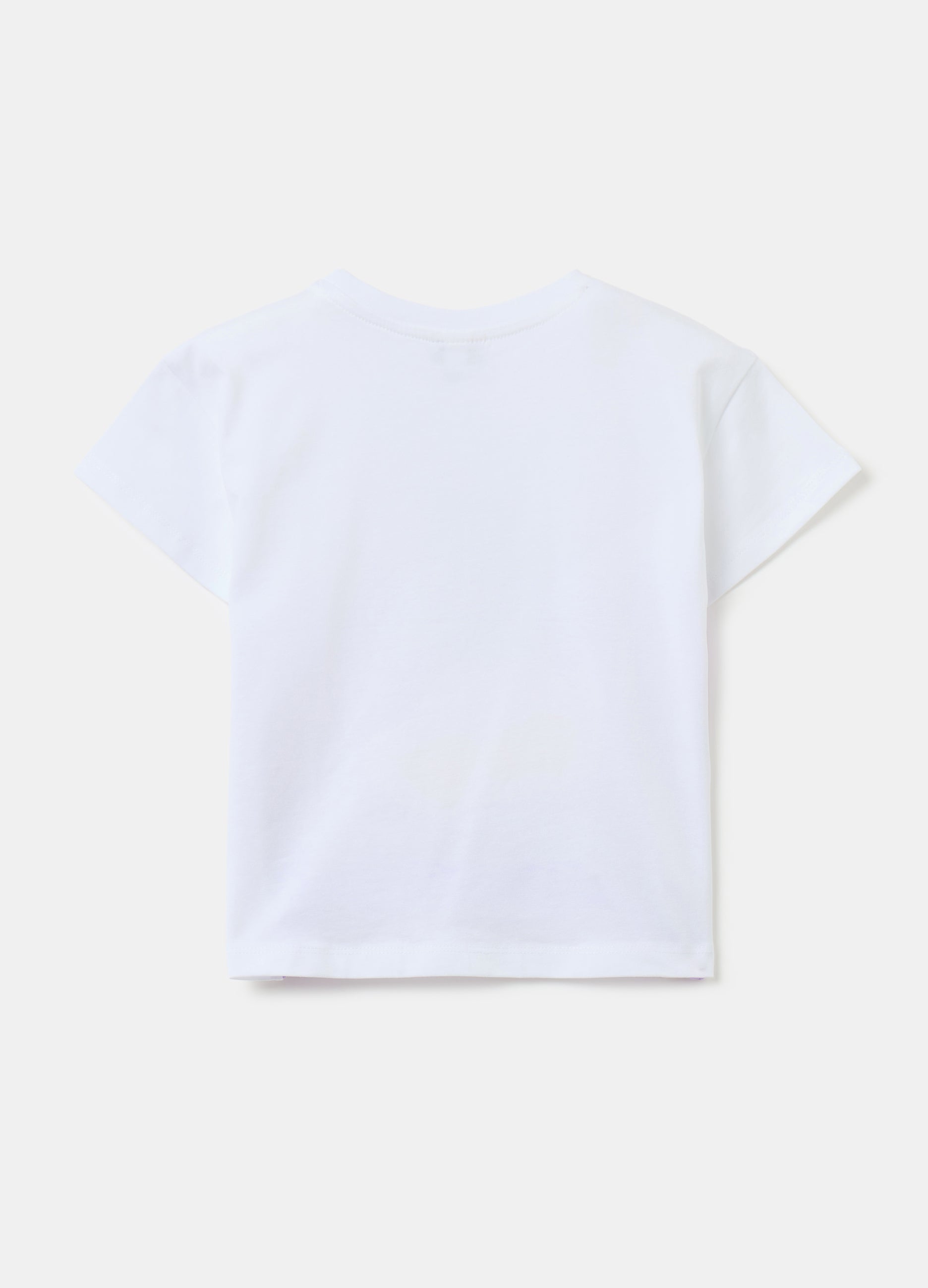 Ovs T-Shirt With Bugs Bunny And Lola Print And Diamantés