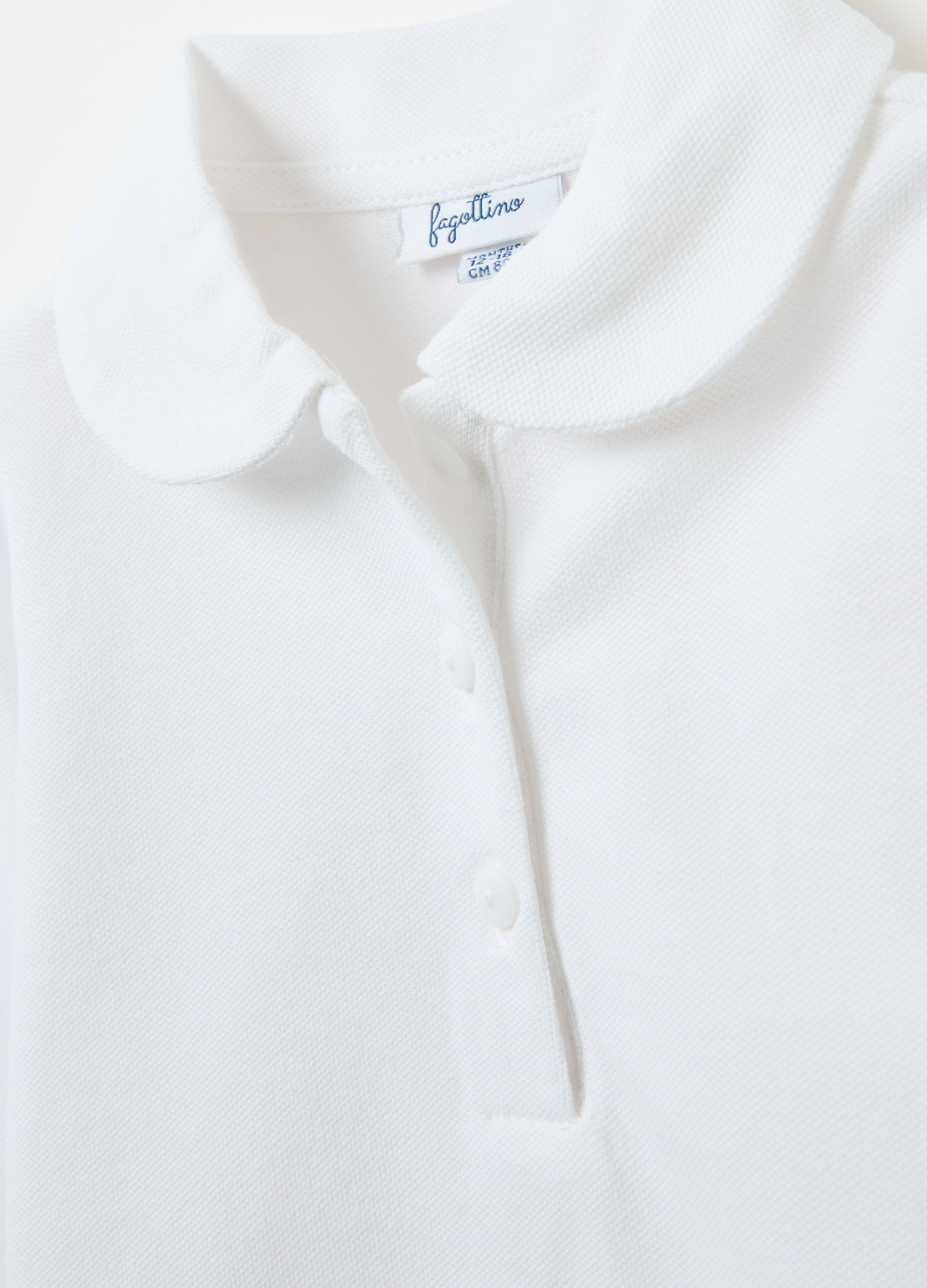 Long-Sleeved Polo Shirt In Organic Cotton