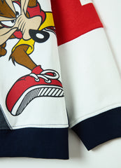 Ovs Sylvester The Cat And Bugs Bunny Full-Zip Sweatshirt With Hood