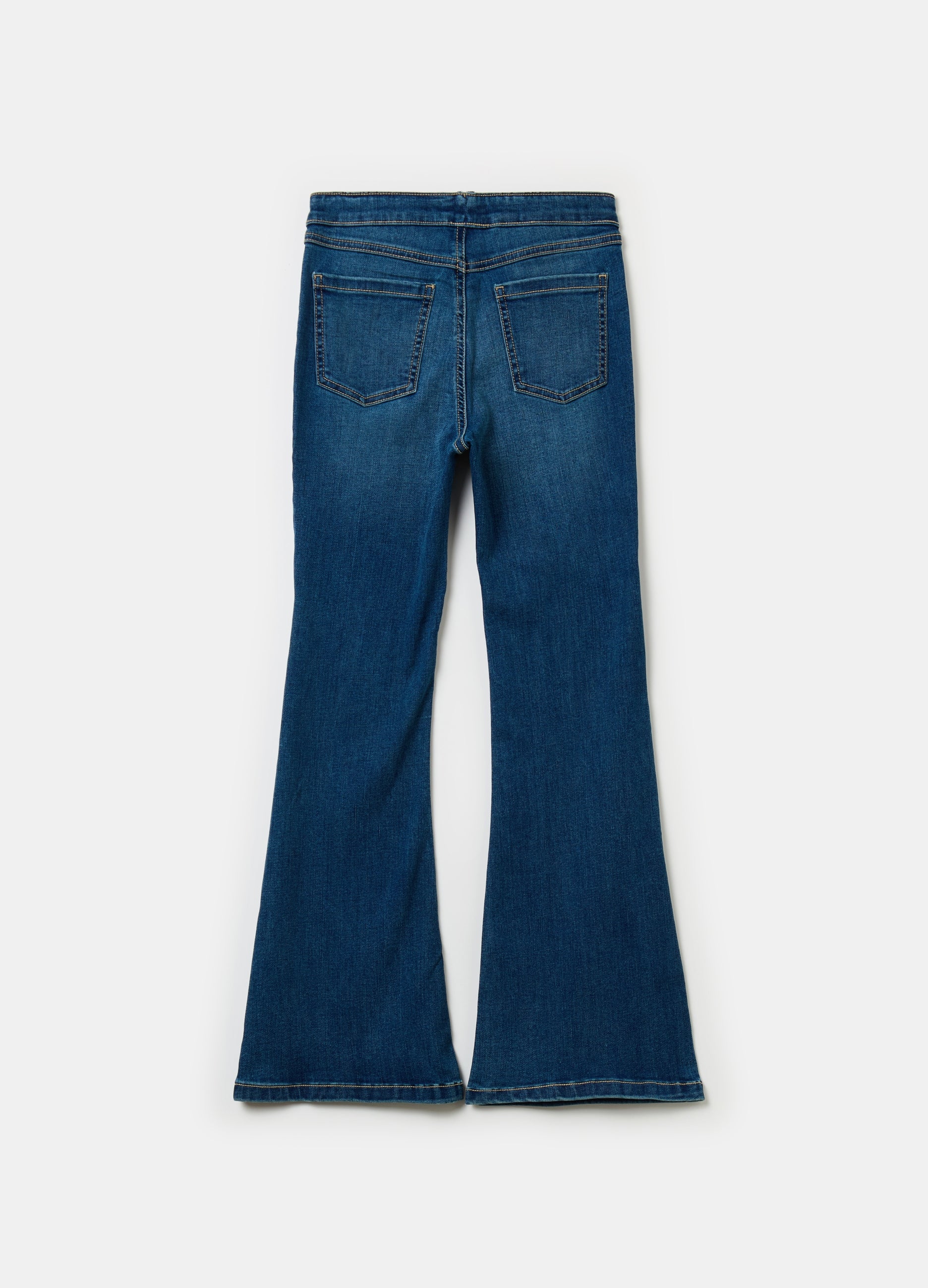 Flare-Fit Jeggings With Pockets