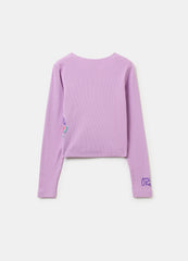 Long-Sleeved T-Shirt With Cut-Out Detail