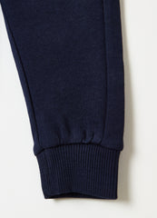 Fleece Joggers With Drawstring And Print