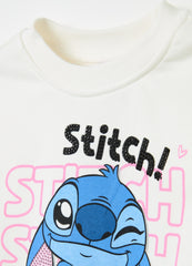 Jogging Set With Stitch Print And Diamantès