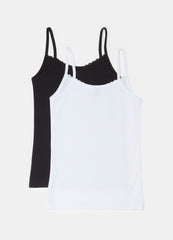 Two-Pack Vests With Bow