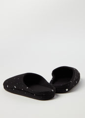 Ovs Slippers With Small Stars Print In Foil
