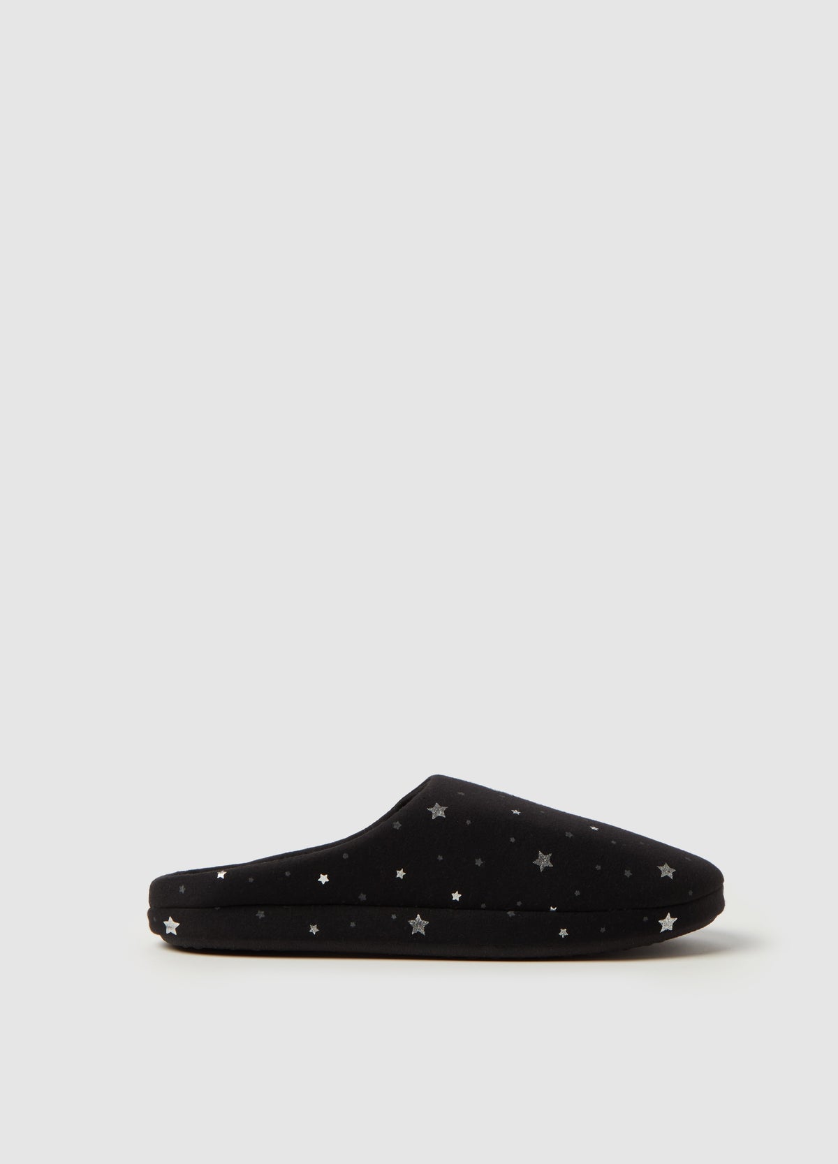 Ovs Slippers With Small Stars Print In Foil