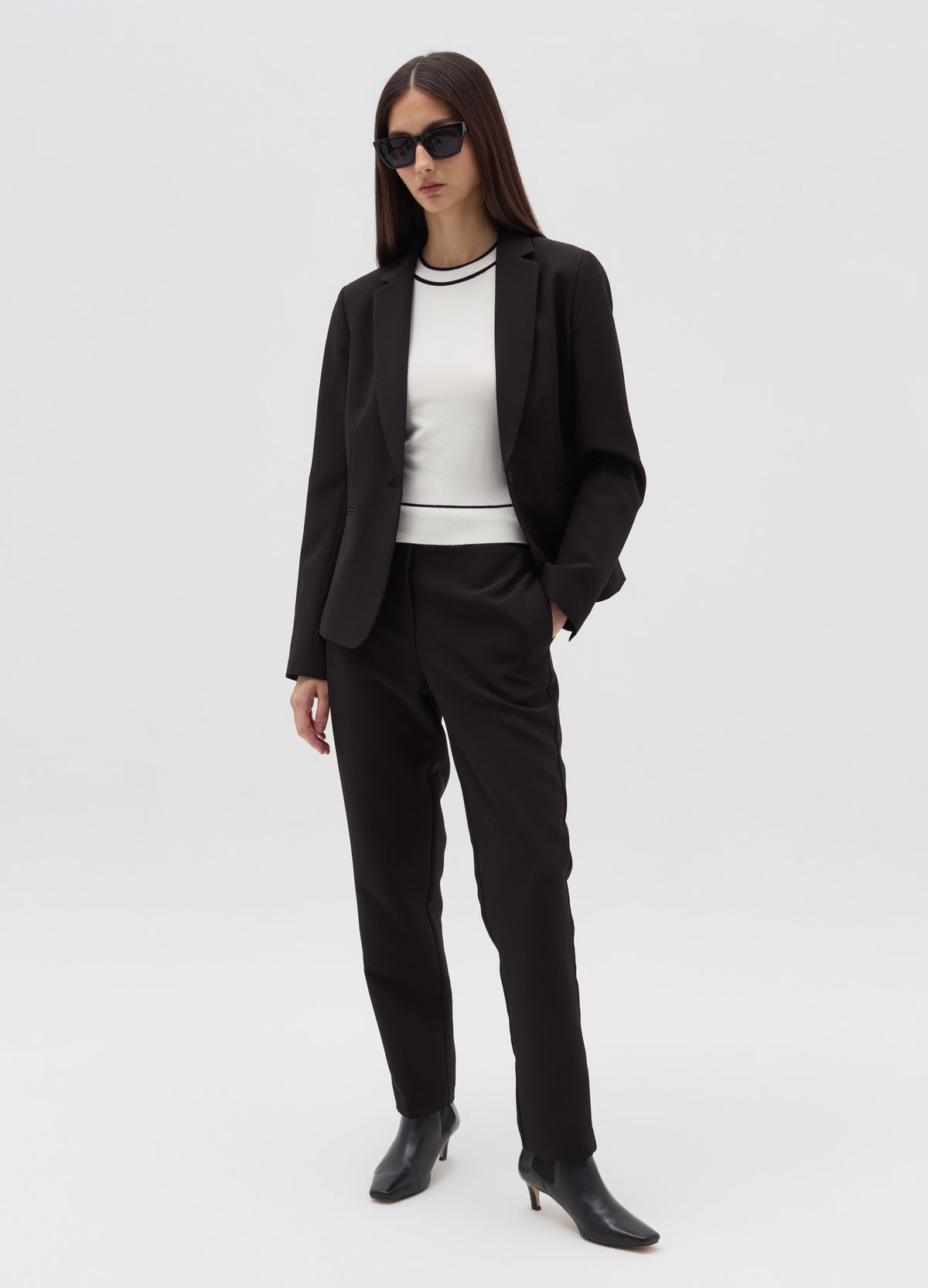 Ovs Solid Colour Single-Breasted Blazer