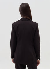 Single-Breasted Blazer With Button