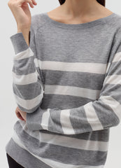 Ovs Striped Top With Raglan Sleeves
