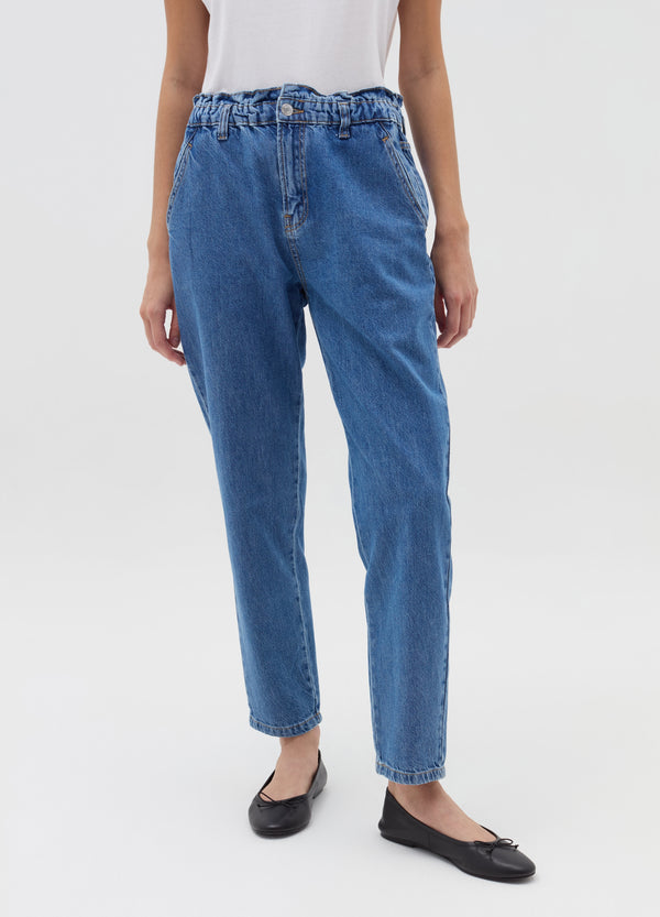 Ovs Paper Bag Jeans With Pockets