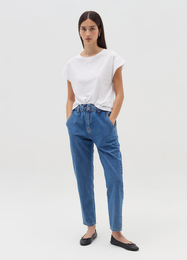 Ovs Paper Bag Jeans With Pockets