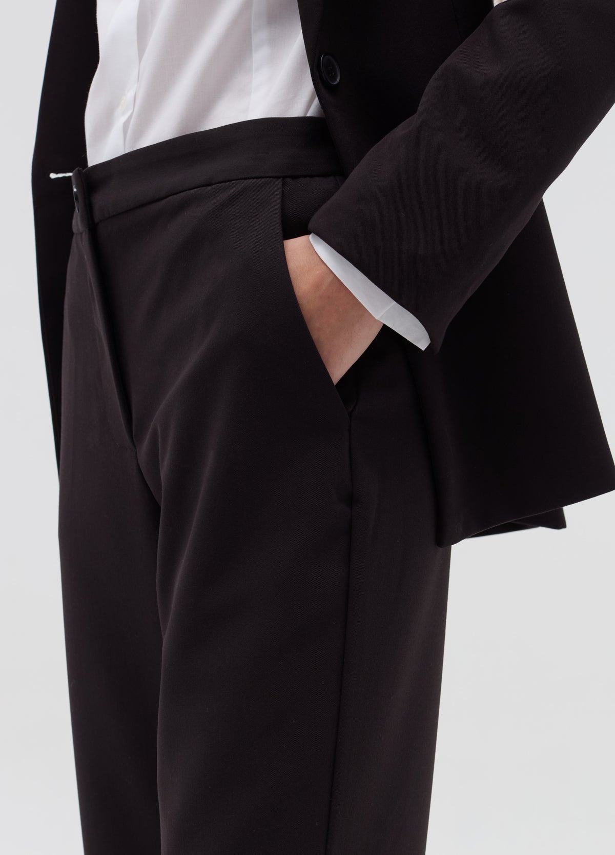 Straight-Fit Trousers With Turn Ups