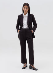 Straight-Fit Trousers With Turn Ups