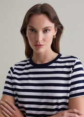 Striped T-Shirt In Supima Cotton