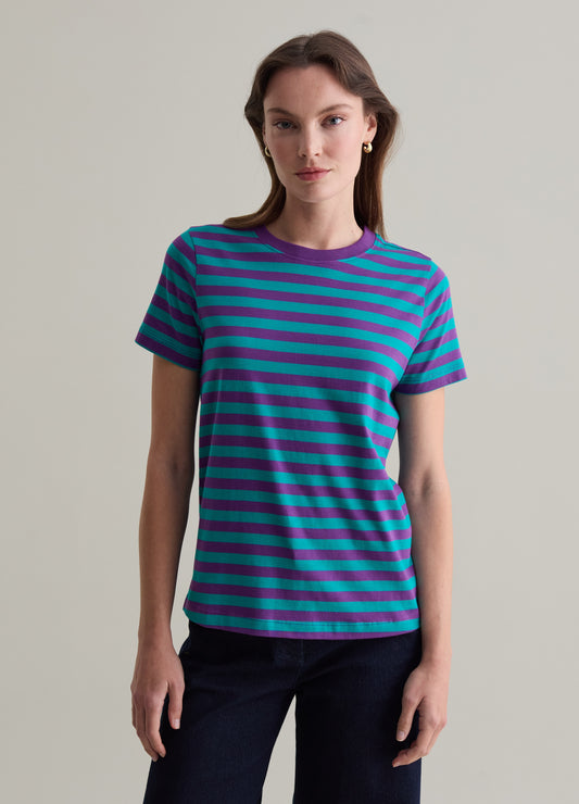 Striped T-Shirt In Supima Cotton