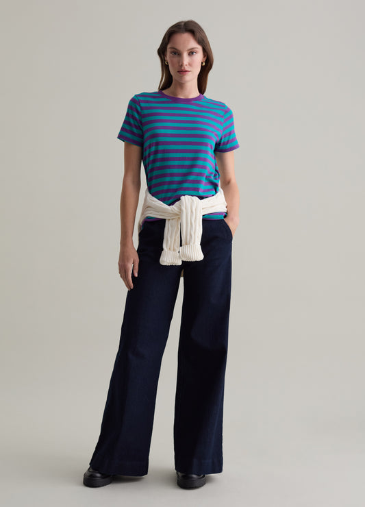 Striped T-Shirt In Supima Cotton