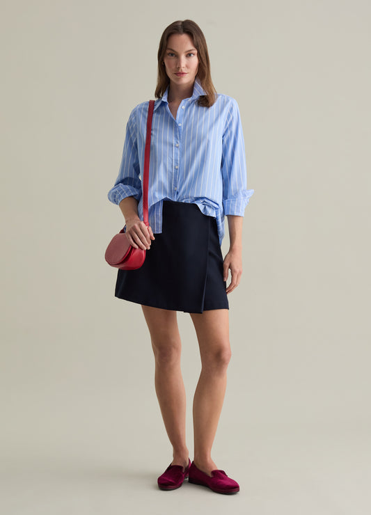 Short Wraparound Shirt