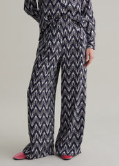 Ovs Relaxed-Fit Trousers With Pattern Print