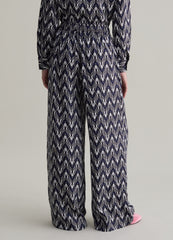 Ovs Relaxed-Fit Trousers With Pattern Print