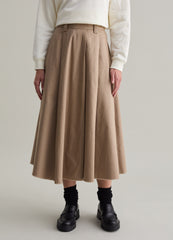 Full Midi Skirt With Fringing